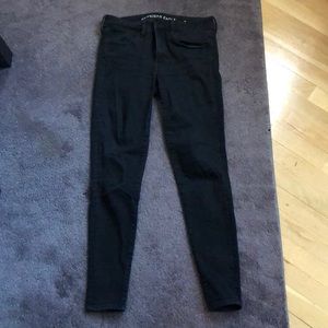 American Eagle Black Skinny Jegging Black Jeans